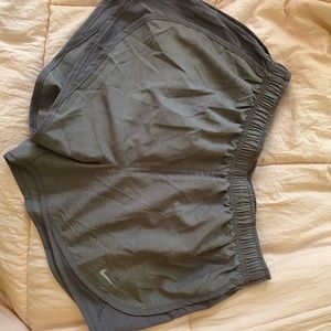 Light Gray Nike Tempo Shorts